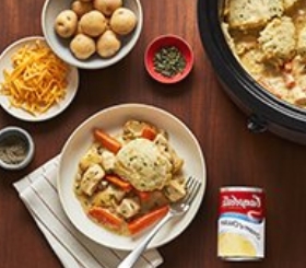Slow Cooker Chicken & Dumplings
