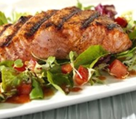 BBQ Salmon Salad