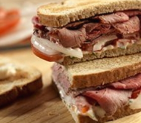 Sweet Onion and Roast Beef Sandwich