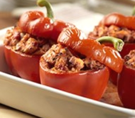 Turkey-Stuffed Bell Peppers