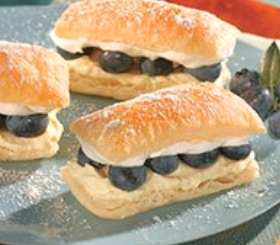 Lemon Blueberry Petite Napoleons