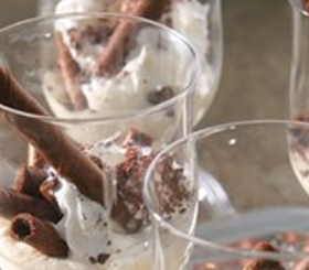 Chocolate Espresso Pirouette Parfaits