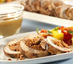 Pork Tenderloin Cubano with Mango Mojo