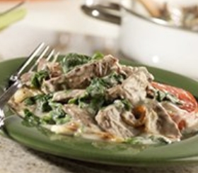 Steak & Mushroom Florentine