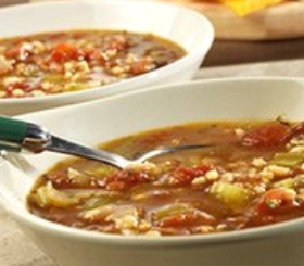 Roasted Tomato & Barley Soup