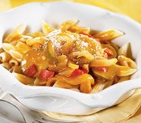 Slow-Cooked Ratatouille with Penne