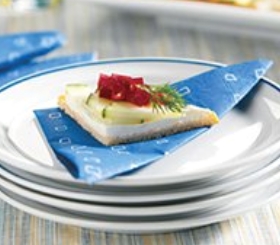 Cheesy Vegetable Triangles