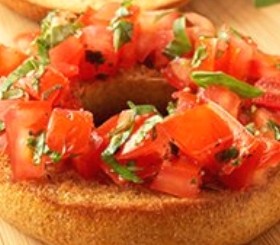 Bagel Bruschetta