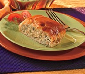 Chopped Chicken with Dill en Croute