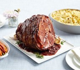 Cherry & Port Glazed Ham