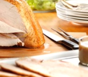 Roasted Turkey Breast with Herbed au Jus