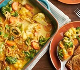 Saucy Vegetable Bake