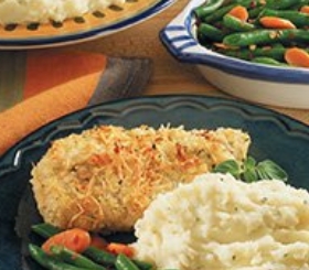 Potato-Crusted Chicken