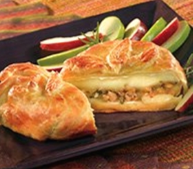 Honey and Walnut Baked Brie