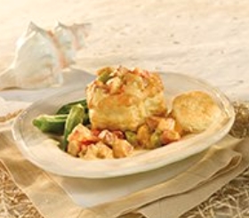 Quick Gumbo in Pastry Shells