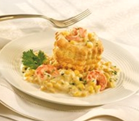 Creamy Shrimp & Corn Stew in Shells