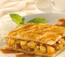 Caramel Apple & Pecan Napoleons