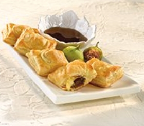 Fig and Camembert Ravioli with Honey Balsamic Glaze