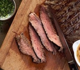 Steak with Chipotle Cheese Sauce