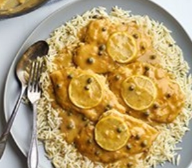 Lemon Chicken with Wine & Capers