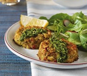 Pesto Crab Cakes