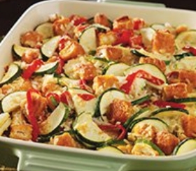 Zucchini, Chicken & Rice Casserole