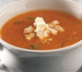 Roasted Tomato & Eggplant Bisque