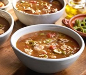 Spanish Chicken and Rice Soup