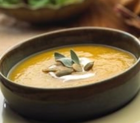 Butternut Squash Soup with Sage