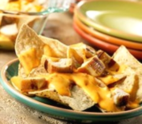 Queso Chicken Nachos