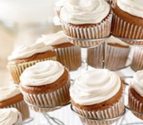 Tomato Soup Spice Cupcakes