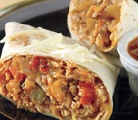 Slow Cooked Shredded Pork Burritos with Green Chile Sauce