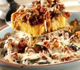 Polenta Sausage Bake