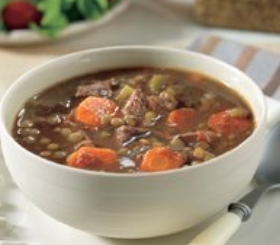 Slow Cooker Lentil Soup with Beef
