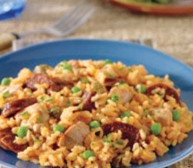 Slow-Cooked Chicken & Sausage Paella