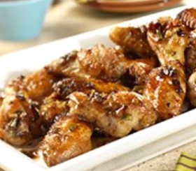 Slow Cooker Mahogany Chicken Wings
