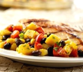 Salsa Verde Corn & Bean Salad