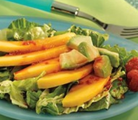 Mango & Avocado Salad with Açai Berry Vinaigrette
