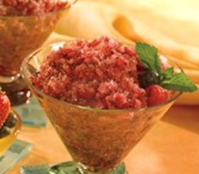 Pomegranate Blueberry Granita